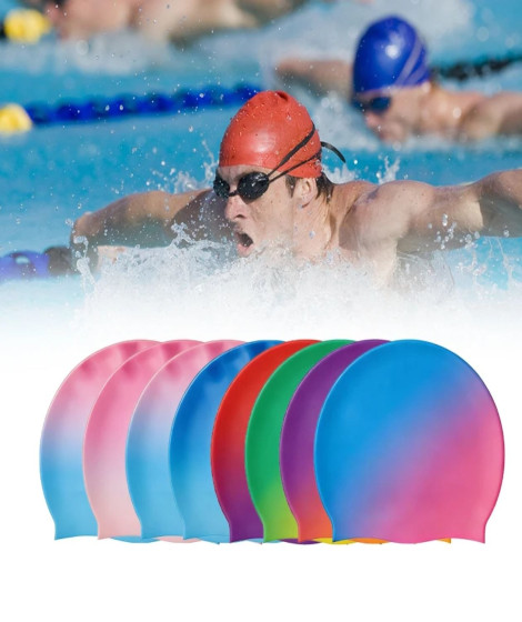 silicone swimming bonnet