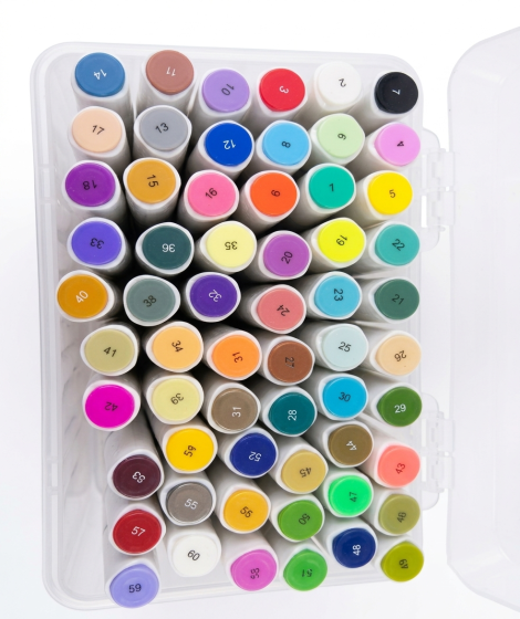 Acrylic paint set, 60 colors