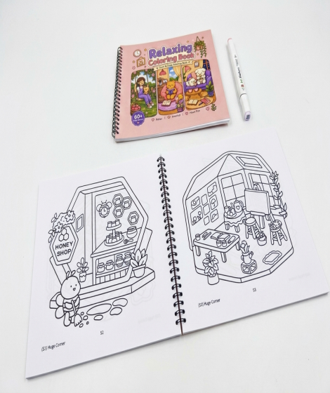 كتاب تلوين Relaxing Coloring Book